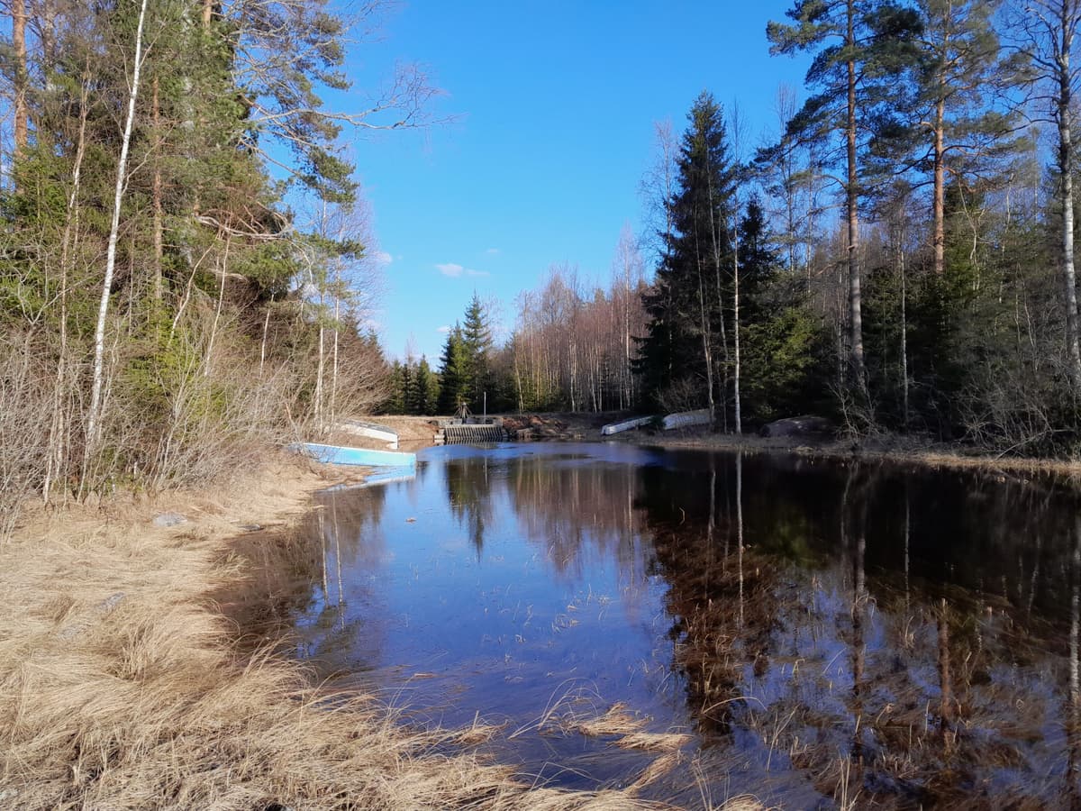 Intake dam, Persberg Canal
