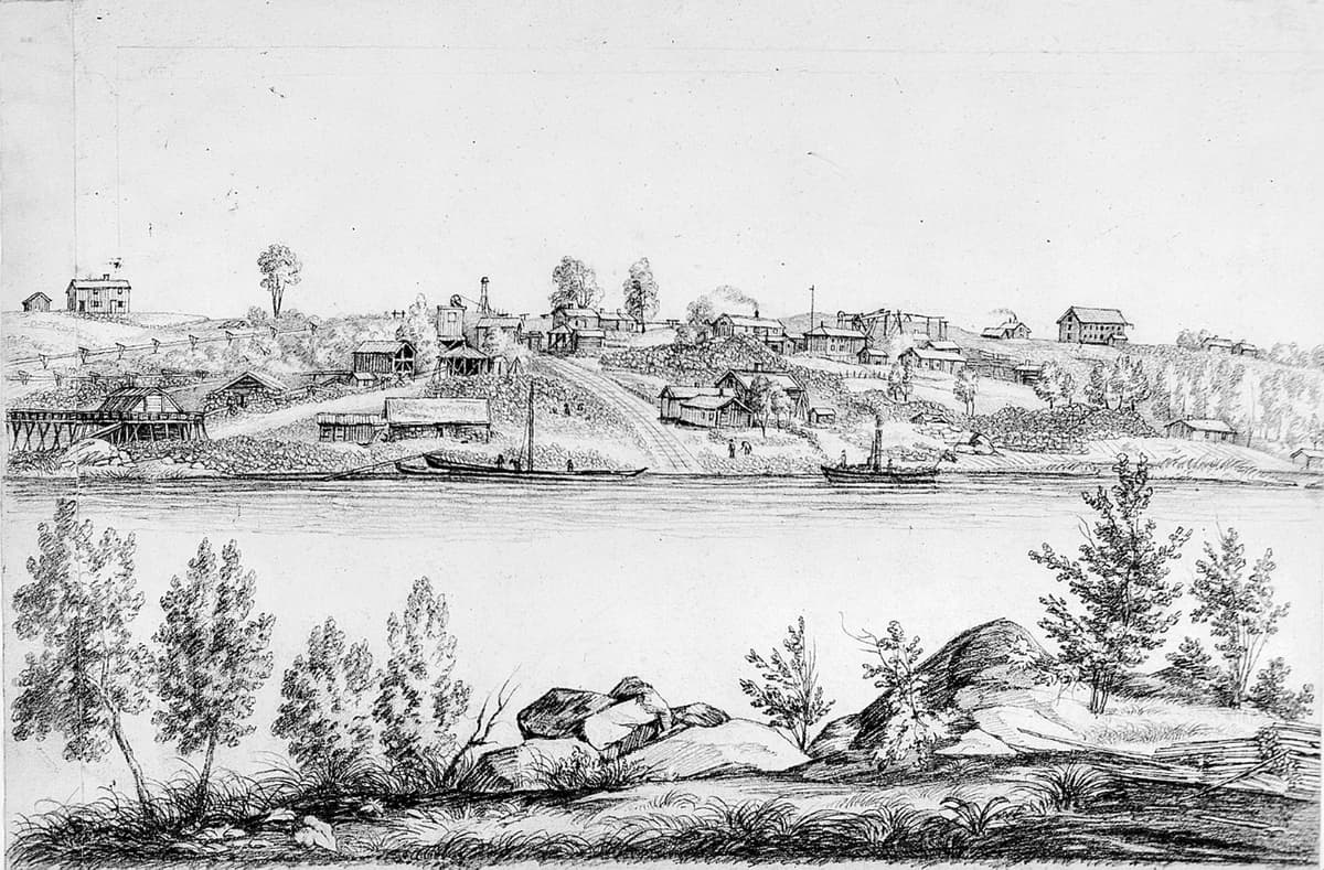 Krangruvans spelhjul 1840