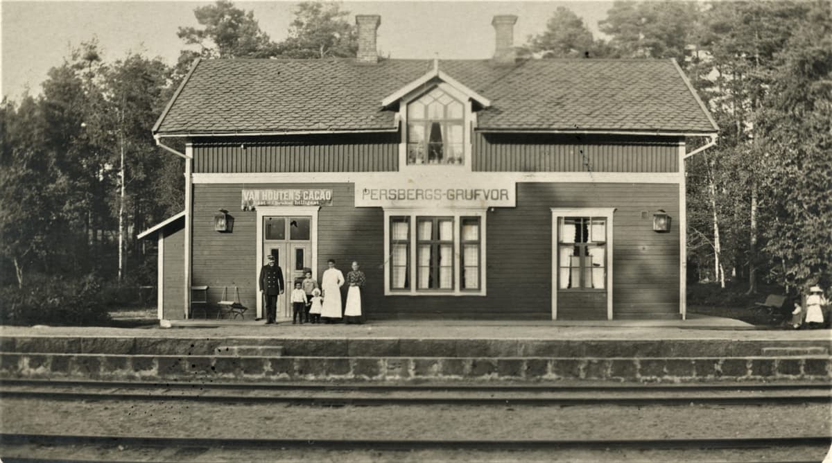 Järnvägen ÖWJ-station till Högberget